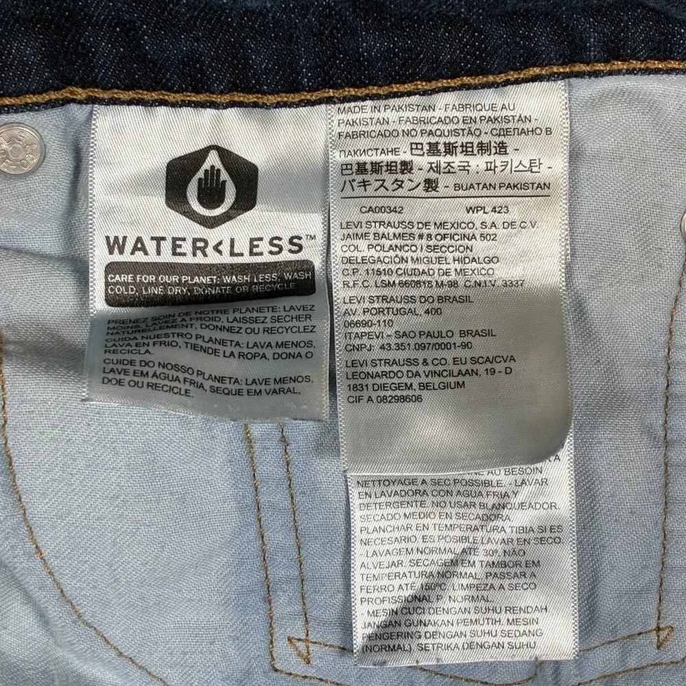 Levis 541 Athletic Taper 36x29 (30 on tag) Dark Wash Blue Jeans Stretch Y2K READ